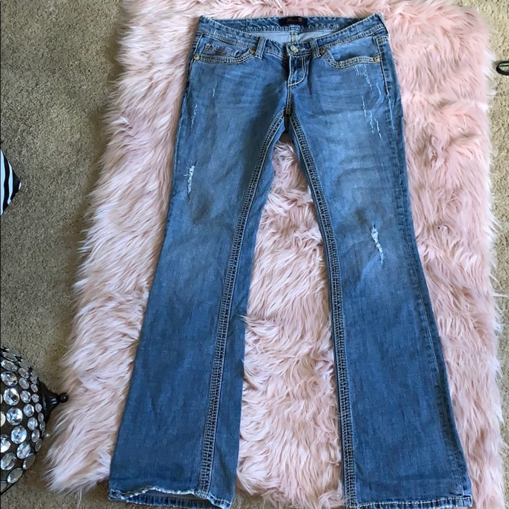 Low rise ”seven” jeans